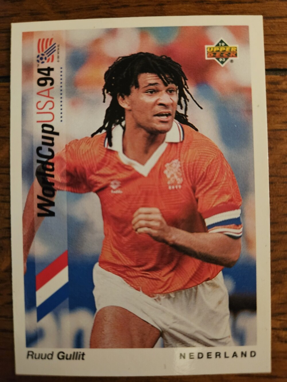 World Cup 94 Collectible Soccer Trading Card - Orange